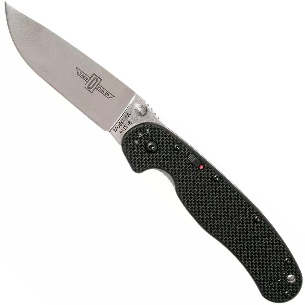 Ніж Ontario RAT-1A Black Handle 8,9 см 8870