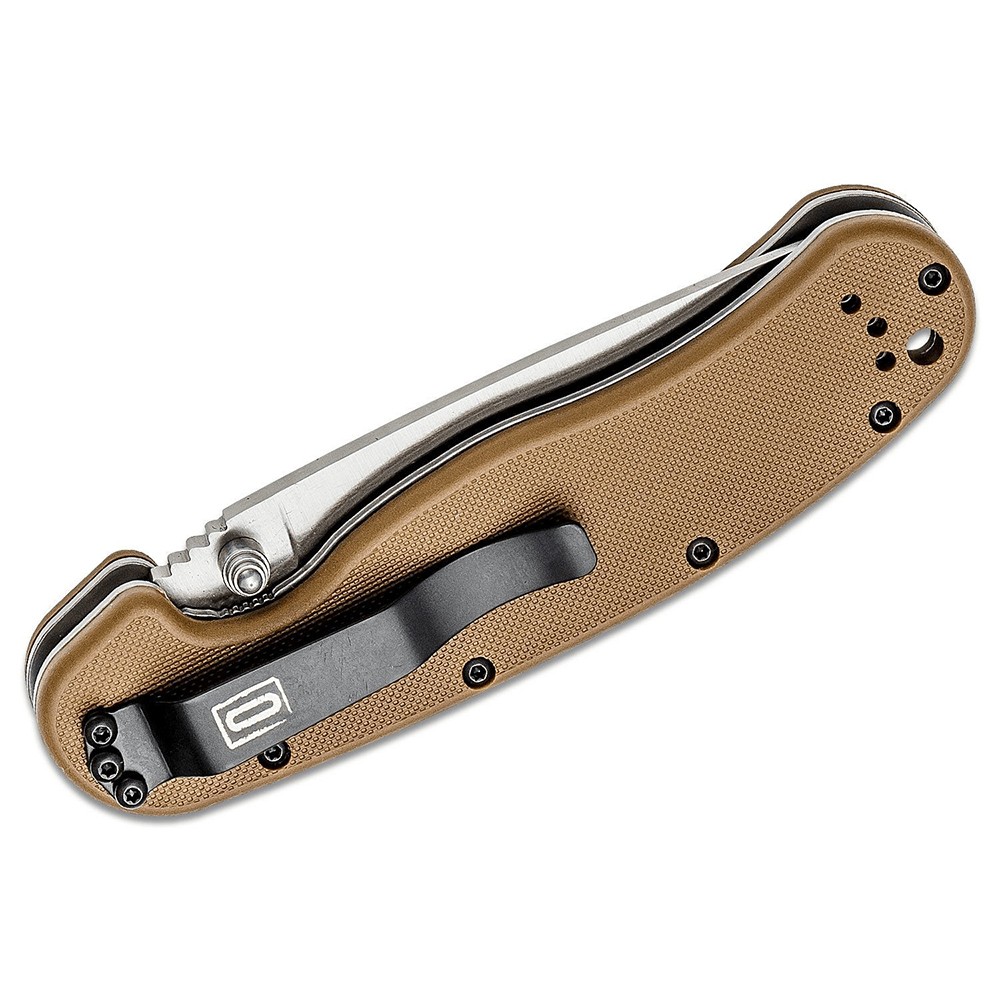Ніж Ontario RAT I Linerlock Coyote Brown 21,8 см 8867CB