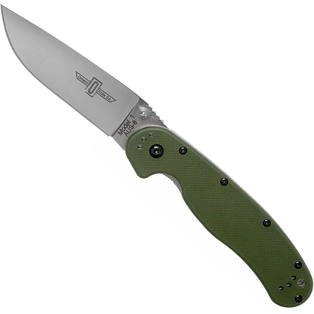 Ніж Ontario RAT I Linerlock foliage green ON8848FG