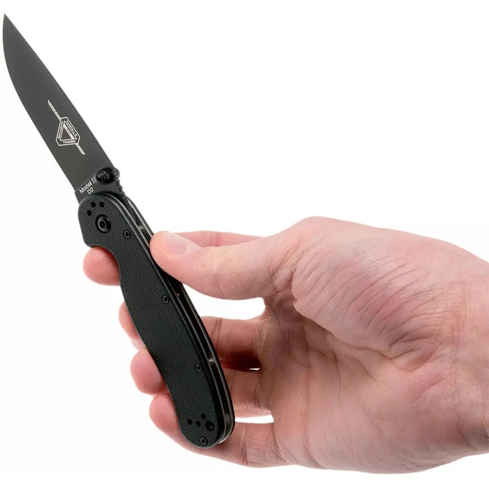 Ніж Ontario RAT II Linerlock D2 black ON8830