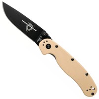 Фото Ніж Ontario RAT II Linerlock D2 desert tan ON8830DT