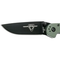 Фото Ніж Ontario RAT II Linerlock D2 od green ON8830OD